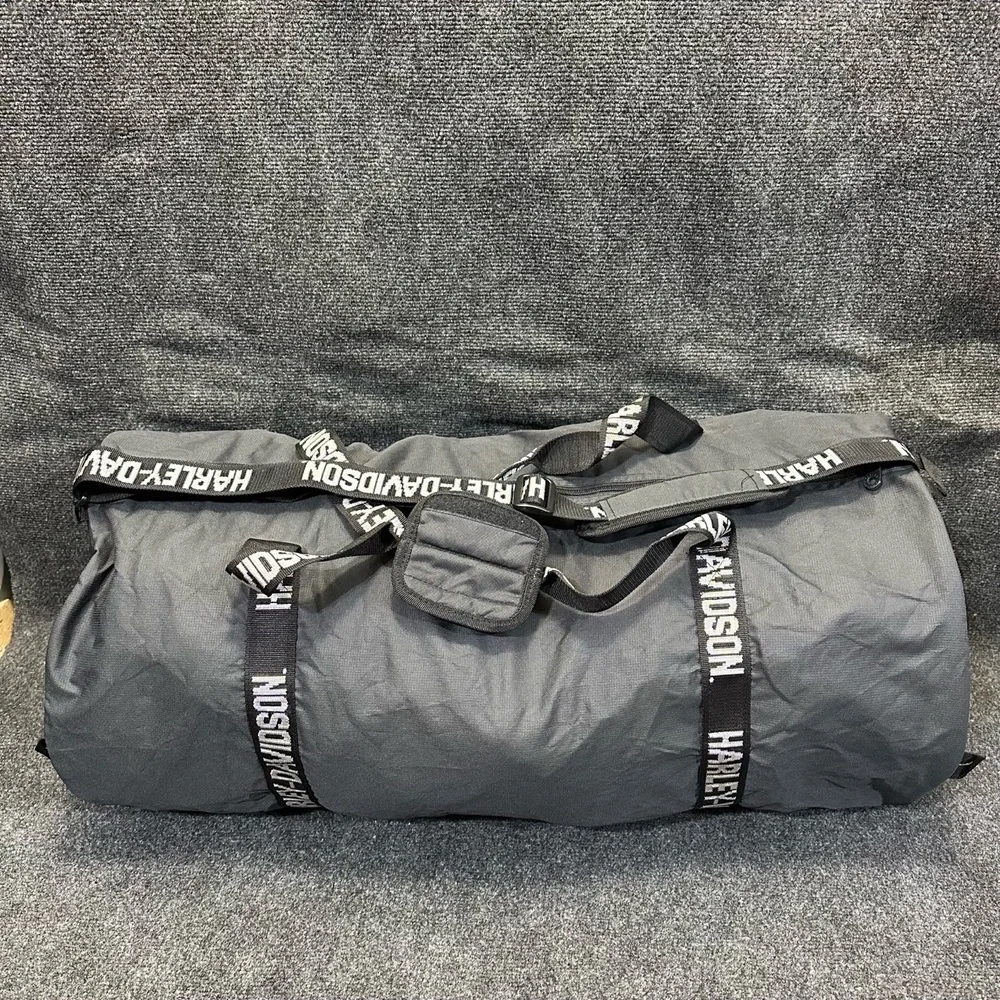 HARLEY-DAVIDSON Motorcycles Black‎ Duffel Gym Bag Motorcycle Travel Luggage